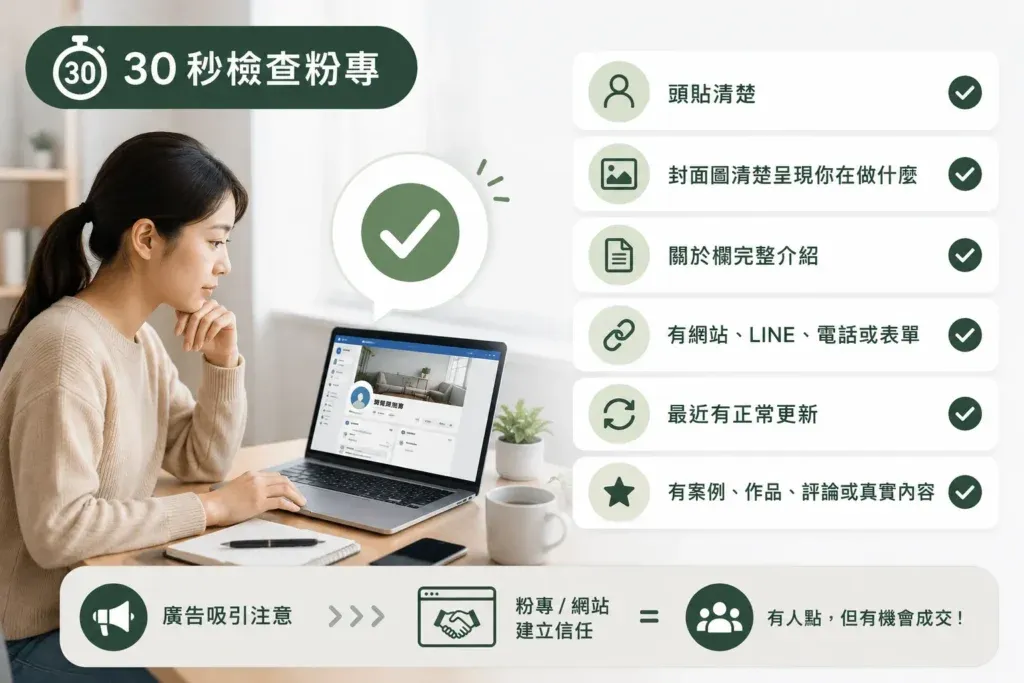 粉絲專頁是否像一個可以被信任的品牌