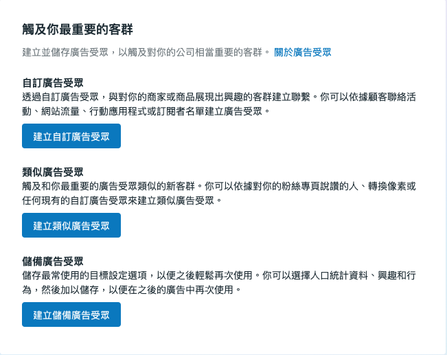 FB 廣告受眾設定教學：興趣、自訂、類似受眾差在哪、新手先用哪個？